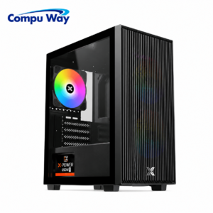 كيسة كمبيوتر Xigmatek Amun Micro Tower مع باور سبلاي 650W و3 مراوح ARGB