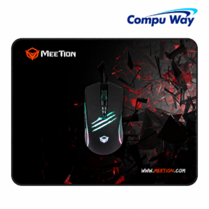 طقم ألعاب Meetion C011 (2 في 1) ماوس + ماوس باد بإضاءة RGB