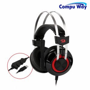 هيدسيت ألعاب Redragon H601 Talos - أسود