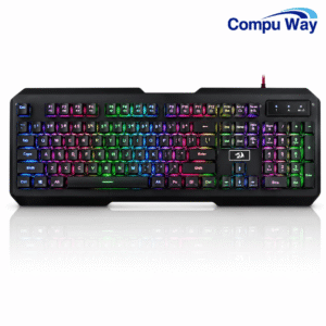 كيبورد ألعاب Redragon K506 Centaur بإضاءة Rainbow – Full Size – أسود