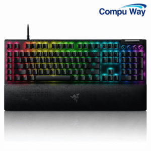 كيبورد ميكانيكي للألعاب Razer BlackWidow V4 بمفاتيح Green Switch – أسود