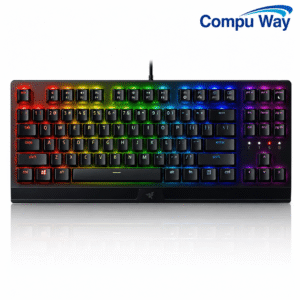 كيبورد ميكانيكي للألعاب Razer BlackWidow V3 Tenkeyless بمفاتيح Yellow Switch – أسود