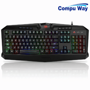 لوحة مفاتيح الألعاب Redragon K503 Harpe بإضاءة RGB خلفية – أسود