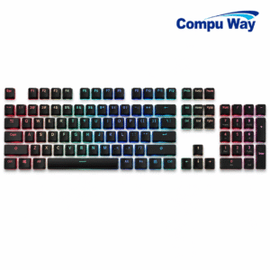 Redragon A130 Pudding Keycaps – 104-Key Mechanical Keyboard Keycap Set – Black