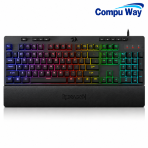 كيبورد ألعاب Membrane بإضاءة RGB Redragon K512 Shiva – أسود