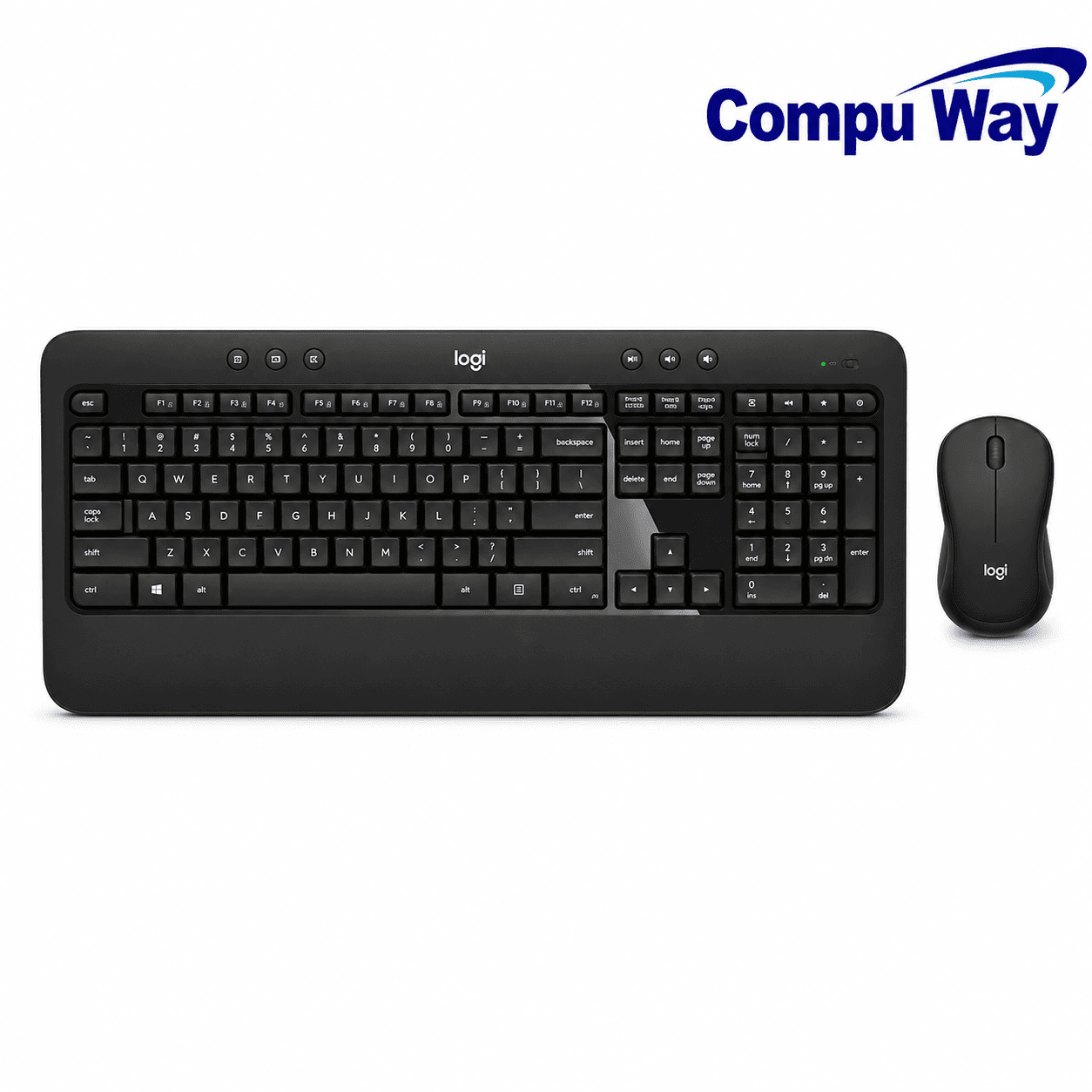 طقم كيبورد وماوس لاسلكي Logitech MK540 – 920-008671
