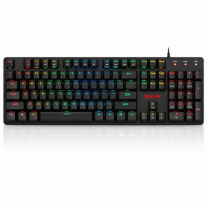 كيبورد ميكانيكي للألعاب Redragon K589 Shrapnel بإضاءة RGB – سلكي – أسود