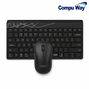 Rapoo 8000M Multi-Mode Wireless Keyboard and Mouse Combo – Black
